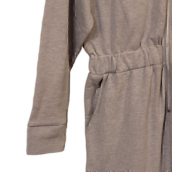 We Wore What Jumpsuit Coveralls Leisuresuit Jogger Hoodie Grey L - Picture 5 of 12